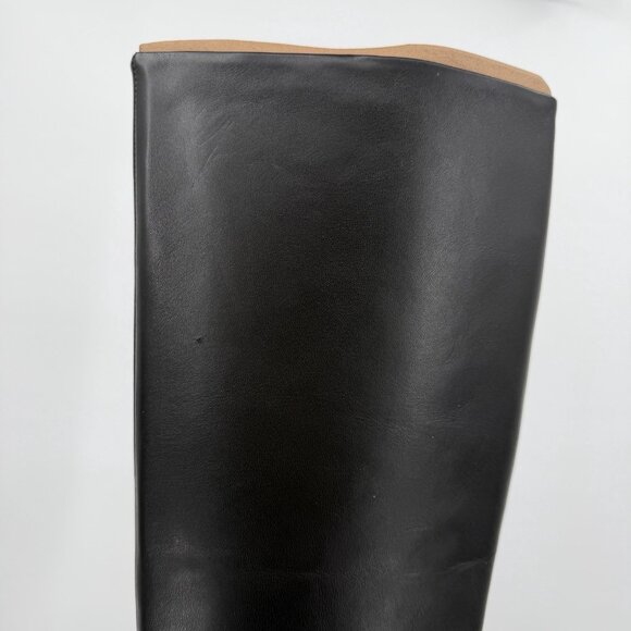Everlane The Knee-High Banana Heel Boot in Black Leather sz 7 Women's Pull-on - Picture 6 of 9